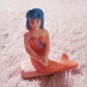 1991 Merry Mermaids Figure Soma Vintage Blue Hair Collectible